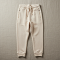 Flat lay of Organic Cotton Tapered Sweatpant in Warm Oat